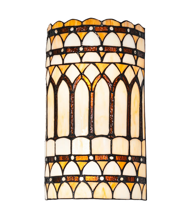 Meyda Tiffany 261254 Two Light Wall Sconce, White