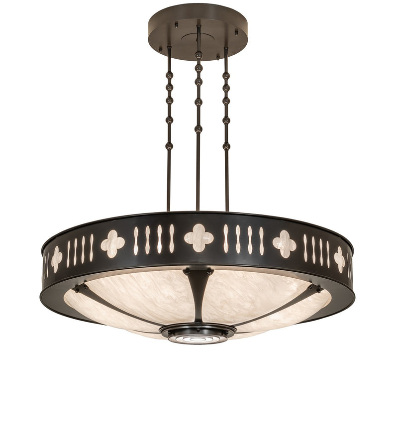 Meyda Tiffany 268084 Nine Light Chandelier, Timeless Bronze