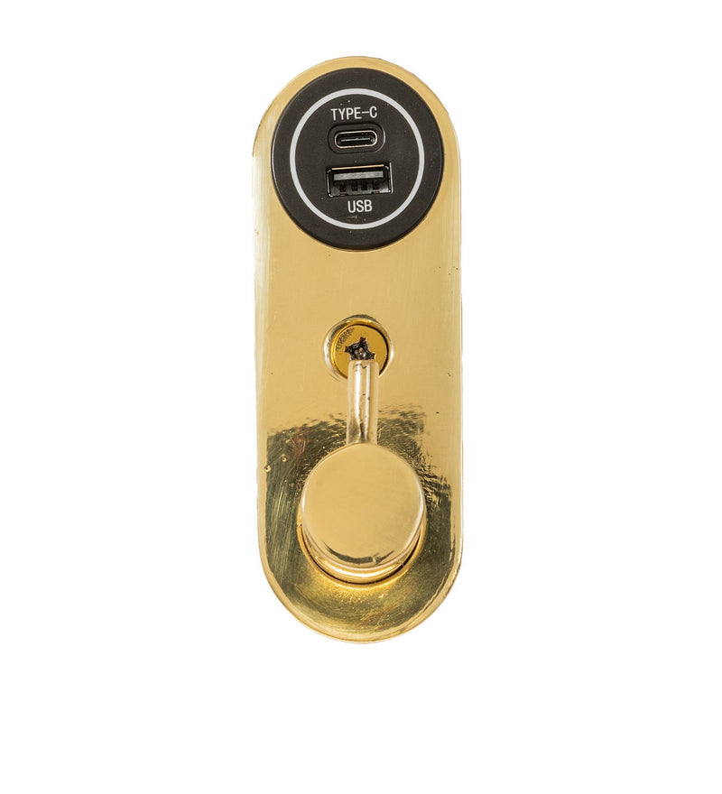 Meyda Tiffany 268126 LED Wall Sconce, Polished Brass