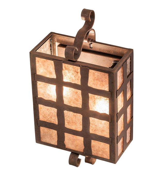 Meyda Tiffany 268977 Two Light Wall Sconce, Antique Rust