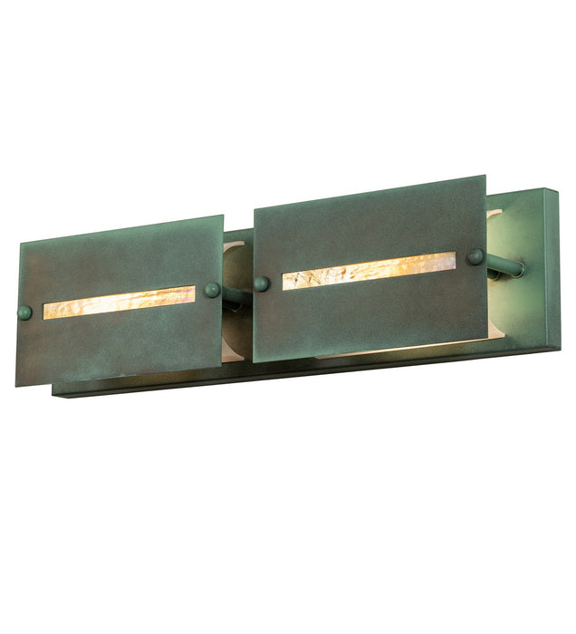 Meyda Tiffany 269167 Two Light Wall Sconce, Verdigris