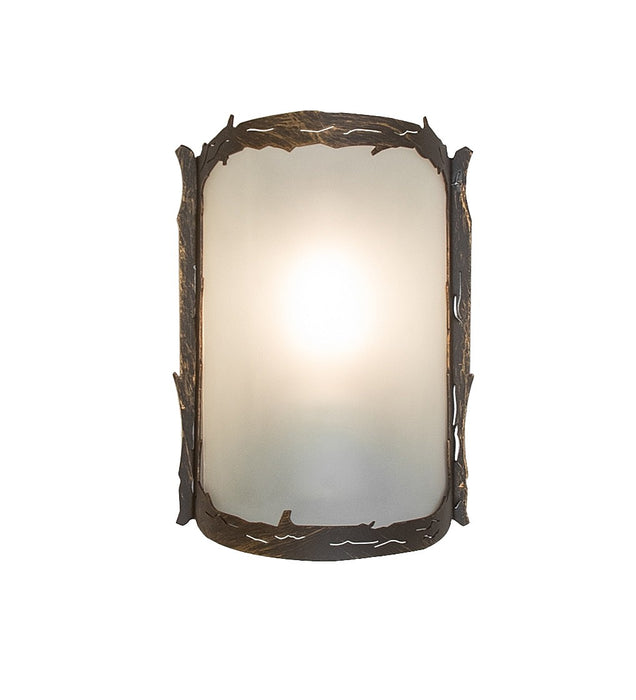 Meyda Tiffany 269722 One Light Wall Sconce, Antique Brass Matte