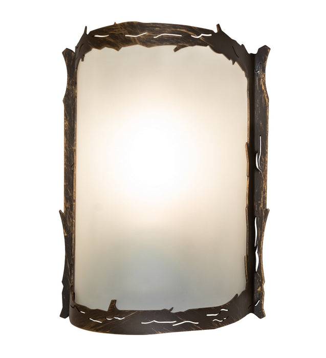 Meyda Tiffany 269722 One Light Wall Sconce, Antique Brass Matte