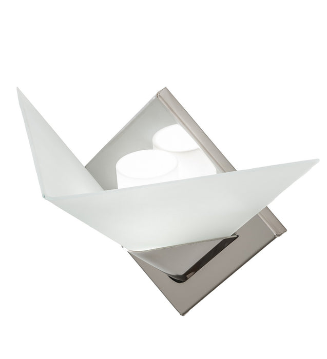 Meyda Tiffany 270677 LED Wall Sconce, Polished Stainless Steel