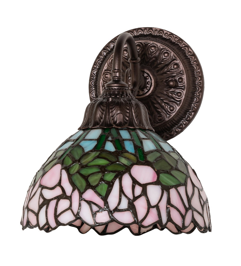 Meyda Tiffany 270876 One Light Wall Sconce, Mahogany Bronze