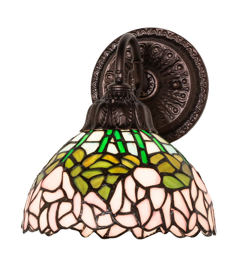 Meyda Tiffany 270876 One Light Wall Sconce, Mahogany Bronze