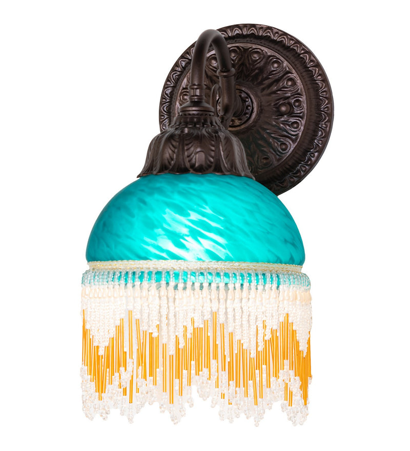 Meyda Tiffany 271135 One Light Wall Sconce, Mahogany Bronze