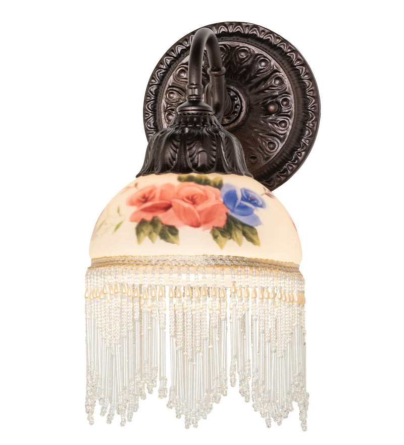Meyda Tiffany 271146 One Light Wall Sconce, Mahogany Bronze