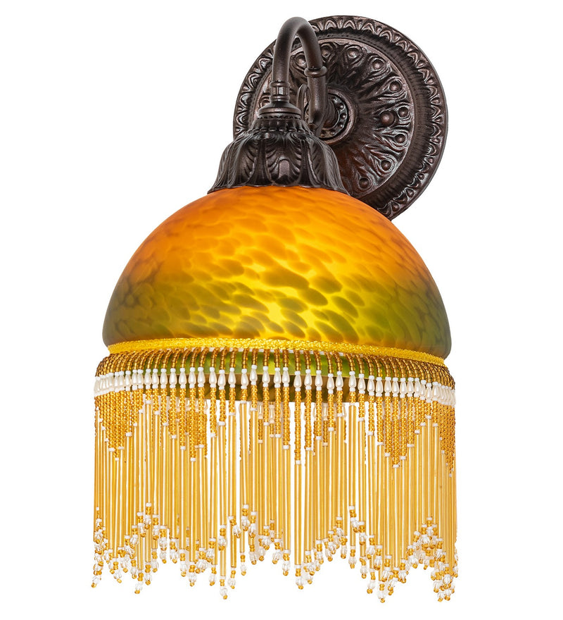 Meyda Tiffany 271165 One Light Wall Sconce, Mahogany Bronze