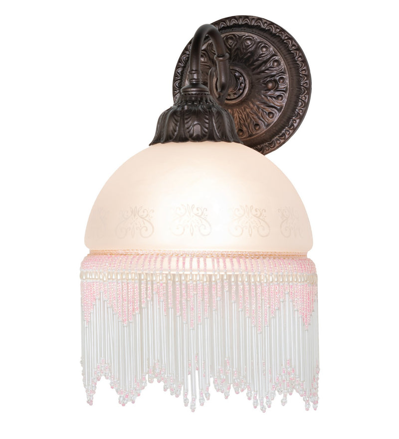 Meyda Tiffany 271166 One Light Wall Sconce, Mahogany Bronze