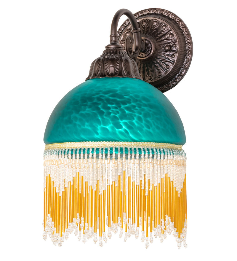 Meyda Tiffany 271168 One Light Wall Sconce, Mahogany Bronze