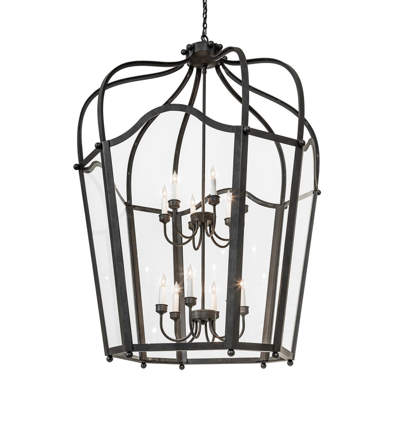 Meyda Tiffany 271262 12 Light Pendant, Old Wrought Iron