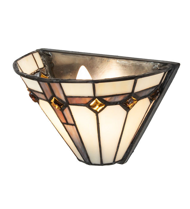 Meyda Tiffany 271310 One Light Wall Sconce, Mahogany Bronze