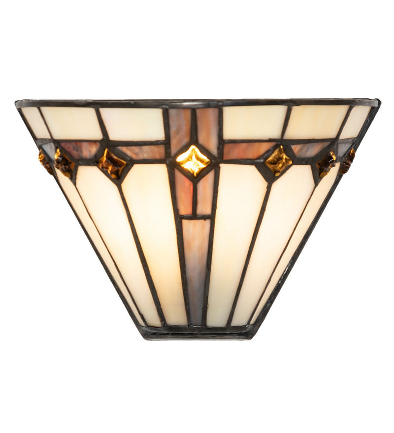 Meyda Tiffany 271310 One Light Wall Sconce, Mahogany Bronze