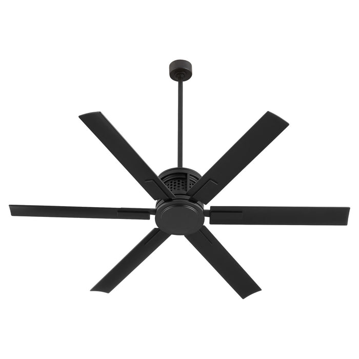 Quorum 10656-59 65" Patio Fan, Matte Black