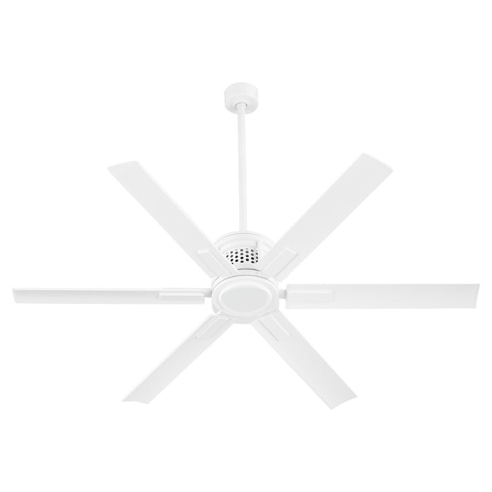 Quorum 10656-8 65" Patio Fan, Studio White