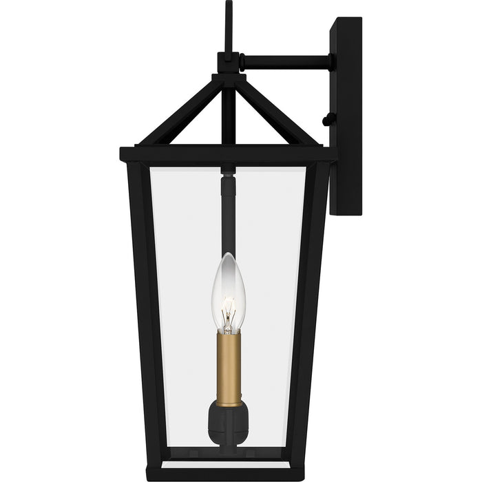 Quoizel HUL8407MBK Two Light Outdoor Wall Mount, Matte Black