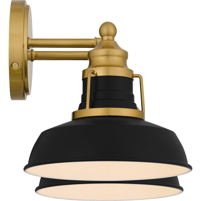 Quoizel HUX8616AB Two Light Bath, Aged Brass