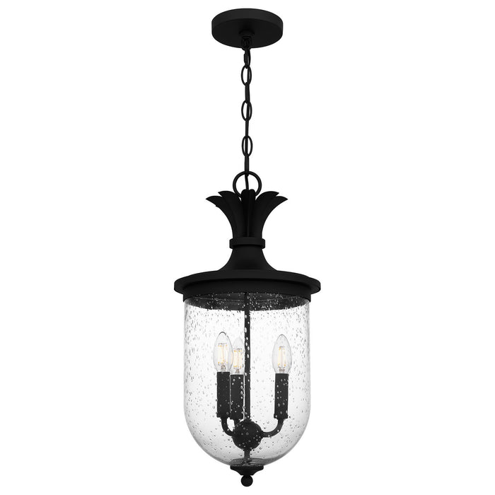 Quoizel HVN1510EK Three Light Pendant, Earth Black