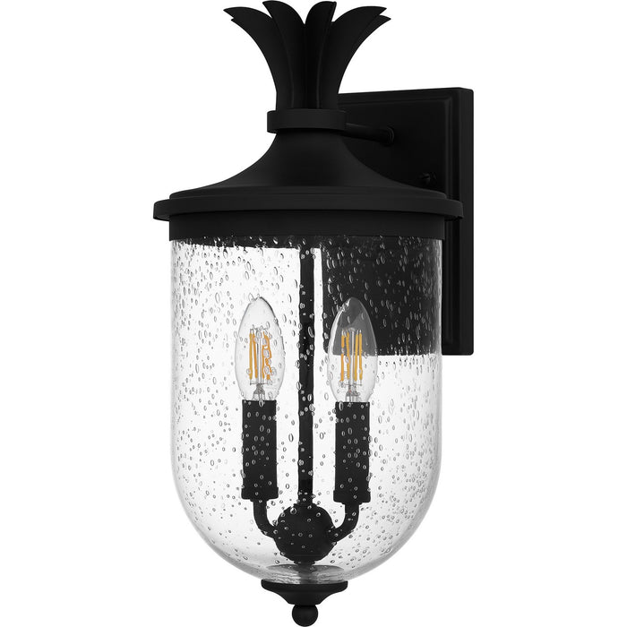 Quoizel HVN8408EK Two Light Outdoor Wall Mount, Earth Black