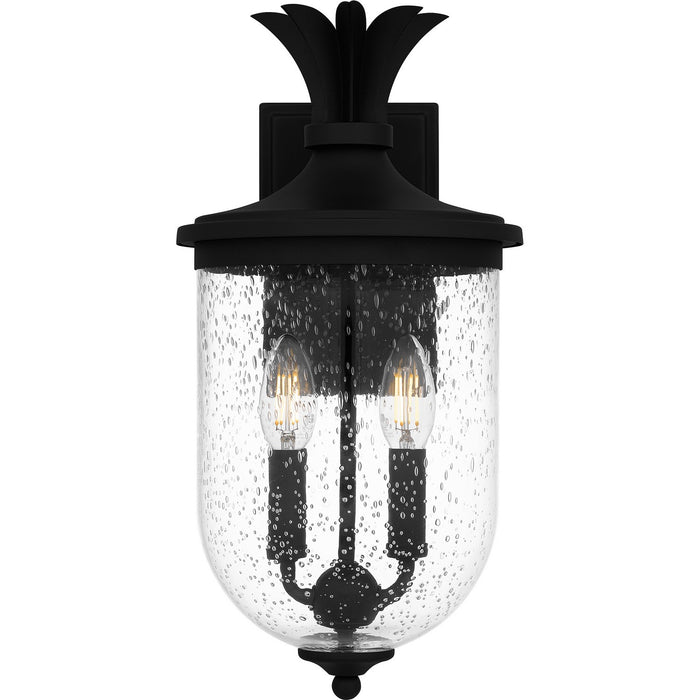 Quoizel HVN8408EK Two Light Outdoor Wall Mount, Earth Black