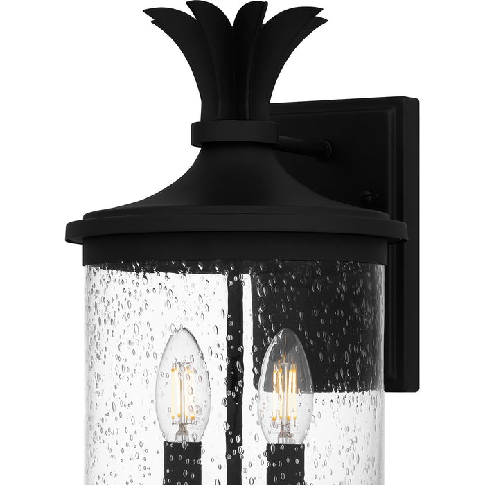 Quoizel HVN8408EK Two Light Outdoor Wall Mount, Earth Black