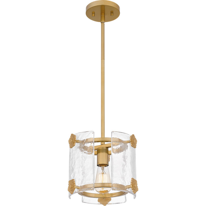 Quoizel JOL1509LG One Light Mini Pendant, Light Gold