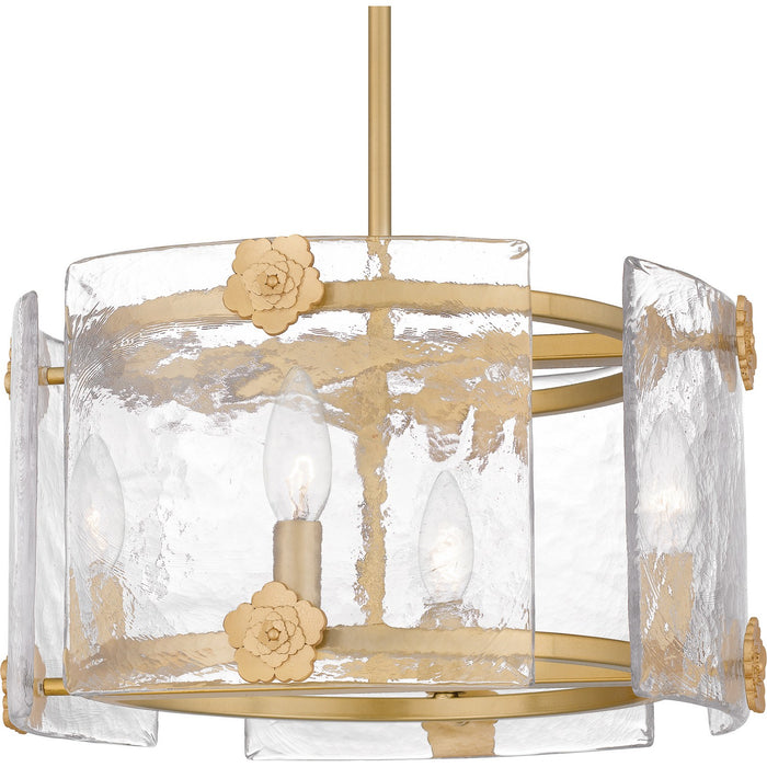 Quoizel JOL2816LG Four Light Pendant, Light Gold
