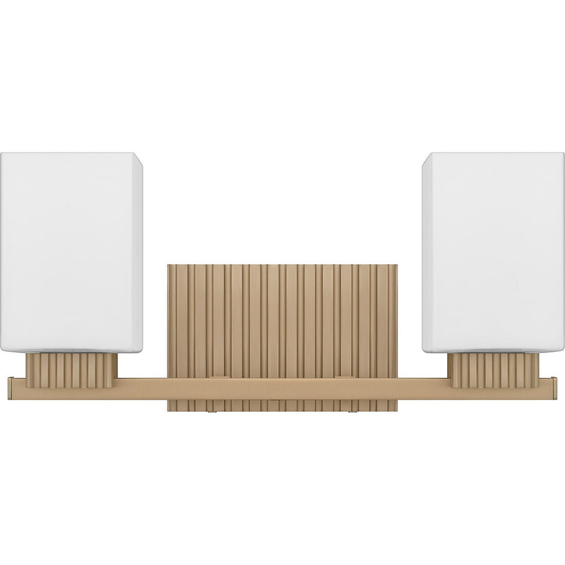 Quoizel JOY8616BGD Two Light Bath, Bronze Gold