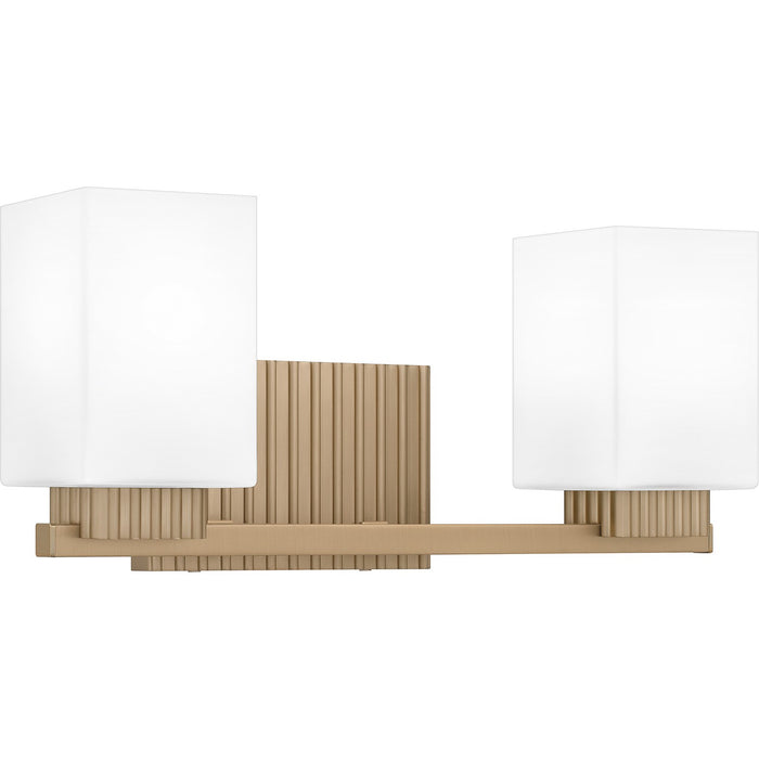 Quoizel JOY8616BGD Two Light Bath, Bronze Gold