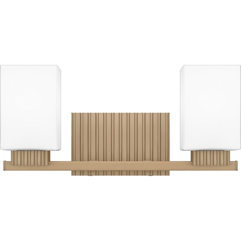 Quoizel JOY8616BGD Two Light Bath, Bronze Gold