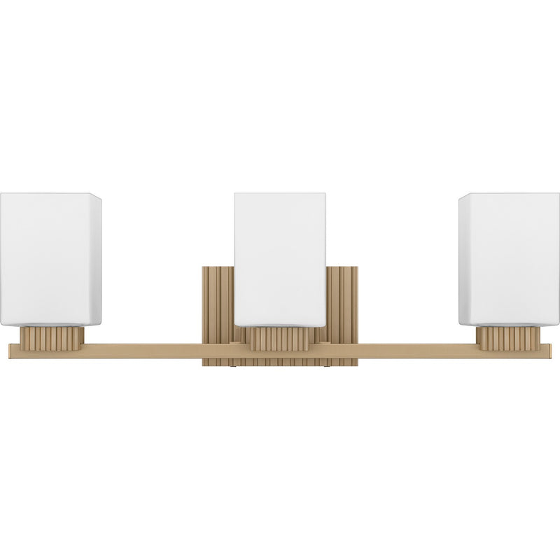 Quoizel JOY8623BGD Three Light Bath, Bronze Gold