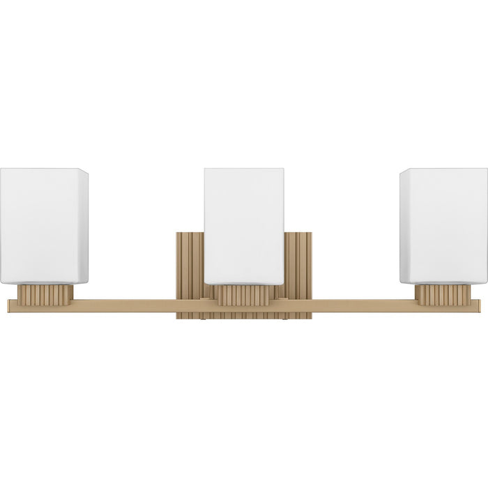 Quoizel JOY8623BGD Three Light Bath, Bronze Gold