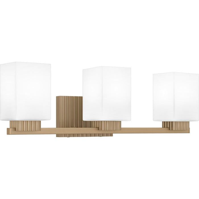 Quoizel JOY8623BGD Three Light Bath, Bronze Gold