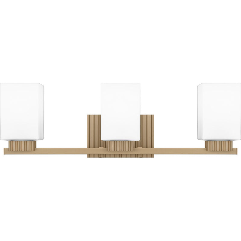 Quoizel JOY8623BGD Three Light Bath, Bronze Gold