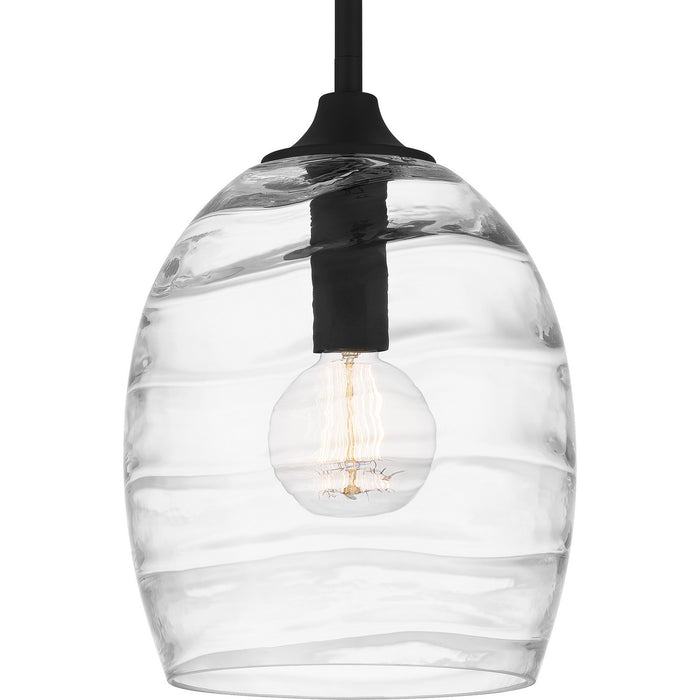 Quoizel LCY1810MBK One Light Pendant, Matte Black