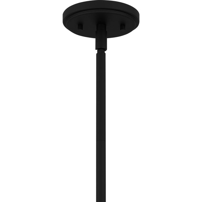 Quoizel LCY1810MBK One Light Pendant, Matte Black