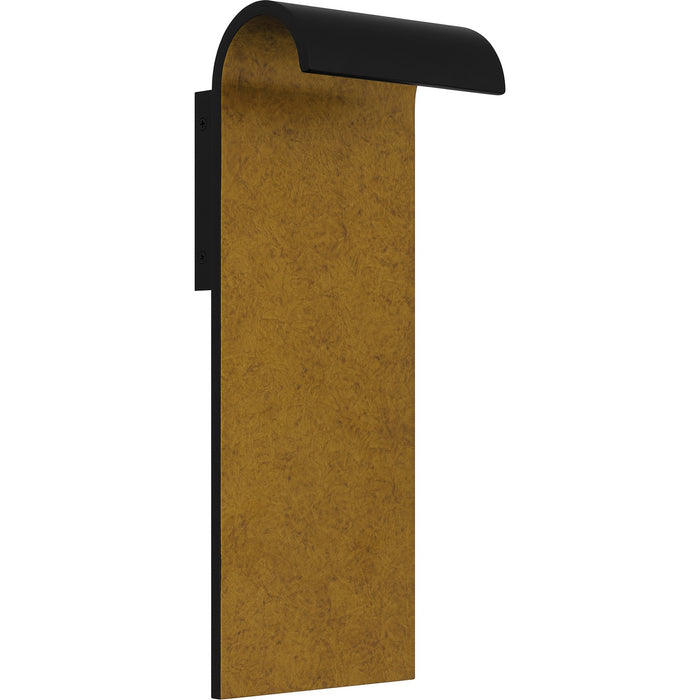 Quoizel LNR8406MBK LED Outdoor Wall Mount, Matte Black