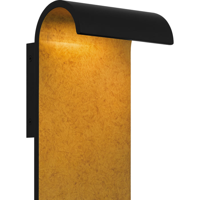 Quoizel LNR8406MBK LED Outdoor Wall Mount, Matte Black