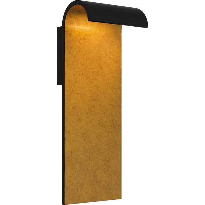 Quoizel LNR8406MBK LED Outdoor Wall Mount, Matte Black
