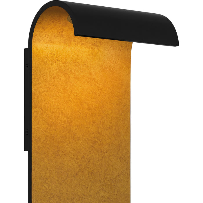 Quoizel LNR8408MBK LED Outdoor Wall Mount, Matte Black