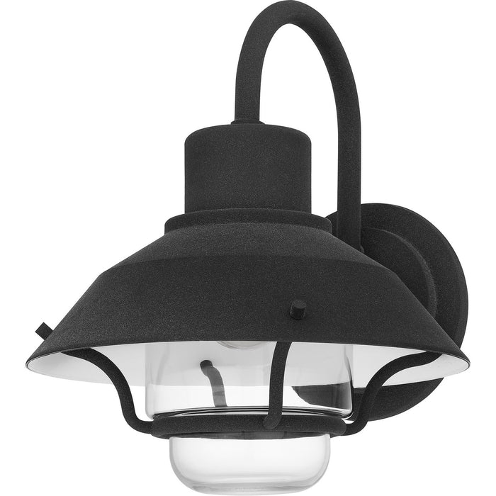 Quoizel LVL8411MB One Light Outdoor Wall Mount, Mottled Black