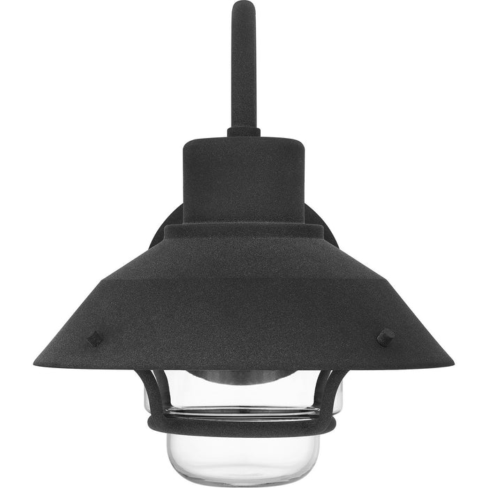 Quoizel LVL8411MB One Light Outdoor Wall Mount, Mottled Black