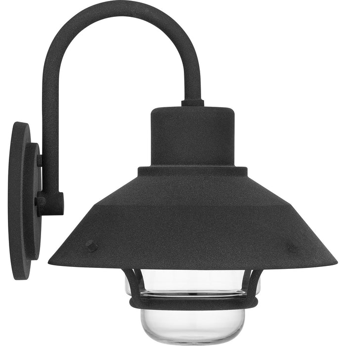 Quoizel LVL8411MB One Light Outdoor Wall Mount, Mottled Black