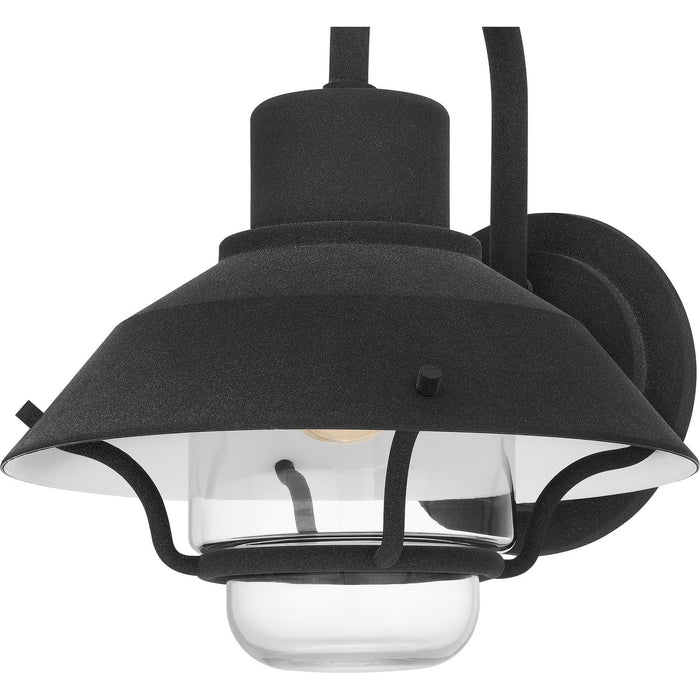 Quoizel LVL8411MB One Light Outdoor Wall Mount, Mottled Black