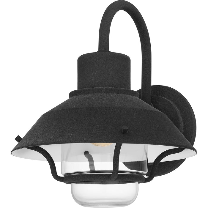 Quoizel LVL8411MB One Light Outdoor Wall Mount, Mottled Black