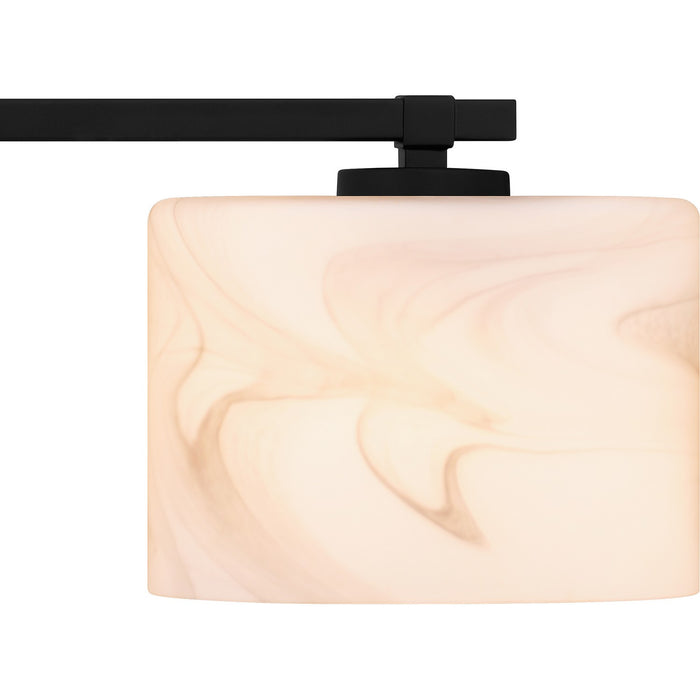 Quoizel MTH8624MBK Three Light Bath, Matte Black