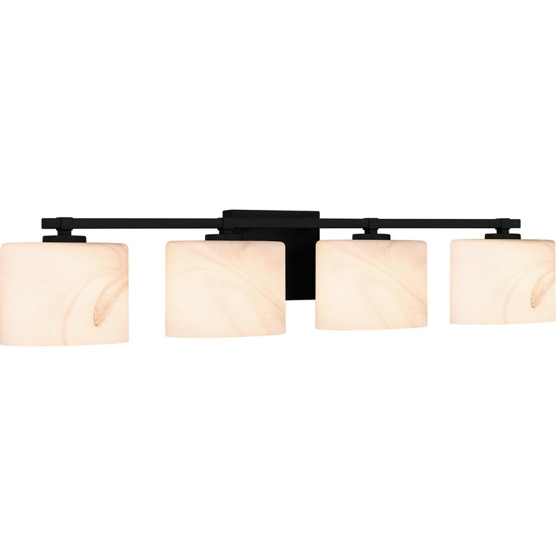 Quoizel MTH8632MBK Four Light Bath, Matte Black