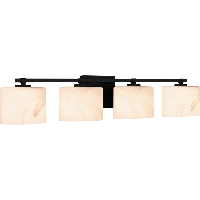 Quoizel MTH8632MBK Four Light Bath, Matte Black