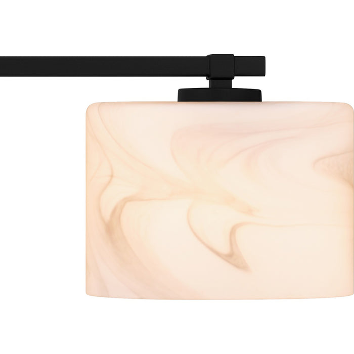 Quoizel MTH8632MBK Four Light Bath, Matte Black